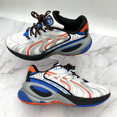 Puma Inverse Shoes Mens Size 9.5 White Blue Orange Running Sneakers 404241-01