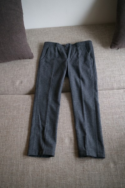 S.E.H. Kelly Wool Pants Grey