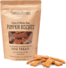 Pumpkin Dog Treats Healthy Biscuits for Small Medium  Large Dogs - Grain-Free,