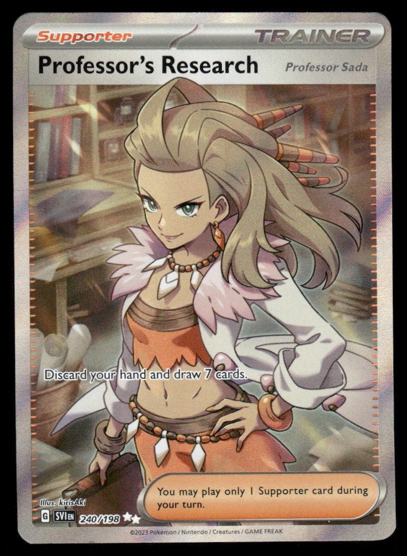 Professor's Research [Professor Sada] Holo Ultra Rare SV01: Scarlet & Violet Bas