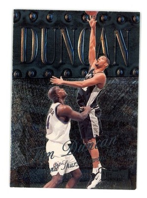 1998-99 Metal Universe Tim Duncan #35 NBA 2nd Year Card Basketball Fleer Skybox