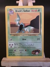 Pokémon TCG Brock's Golbat 39/132 - English Gym Heroes Non Holo Card NM on eBay