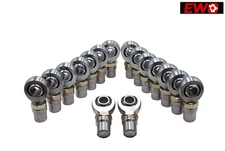 1 1/4" Heim Joint Set. 8 LH & 8 RH 1" Bore With Bungs And Jam Nuts 1.25" 4 Link