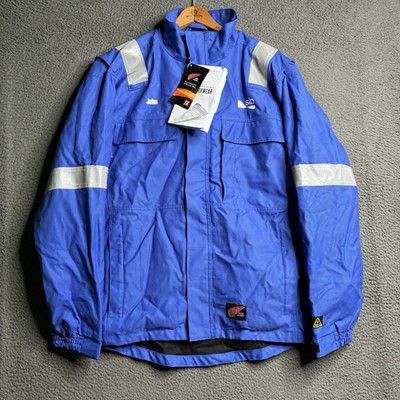 Red Wing FR Jacket Mens Size Large Reg Royal Blue Reflective Insulated Coat NWT