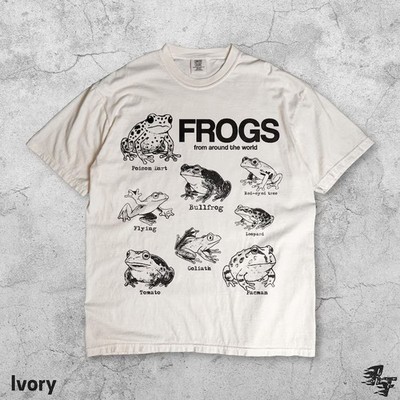 Frogs Around The World Retro Comfort Tee