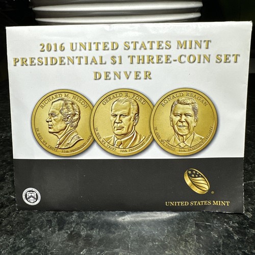 2016 United States Mint Presidential $1 Three Coin Set Denver - Picture 1 of 4