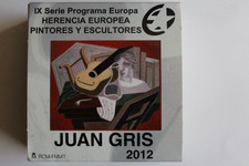 2012 SPAIN 10 Euros Juan Gris SILVER PROOF COIN