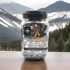 Bond Lava Glass Flame Dispersion Glass Moonstone Eclipse 10 LB