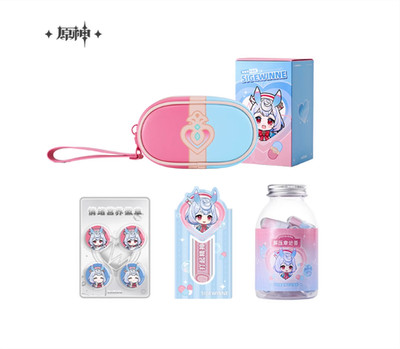 Official Genshin Impact Sigewinne Nutritional Package Box Storage Bag Badge Gift