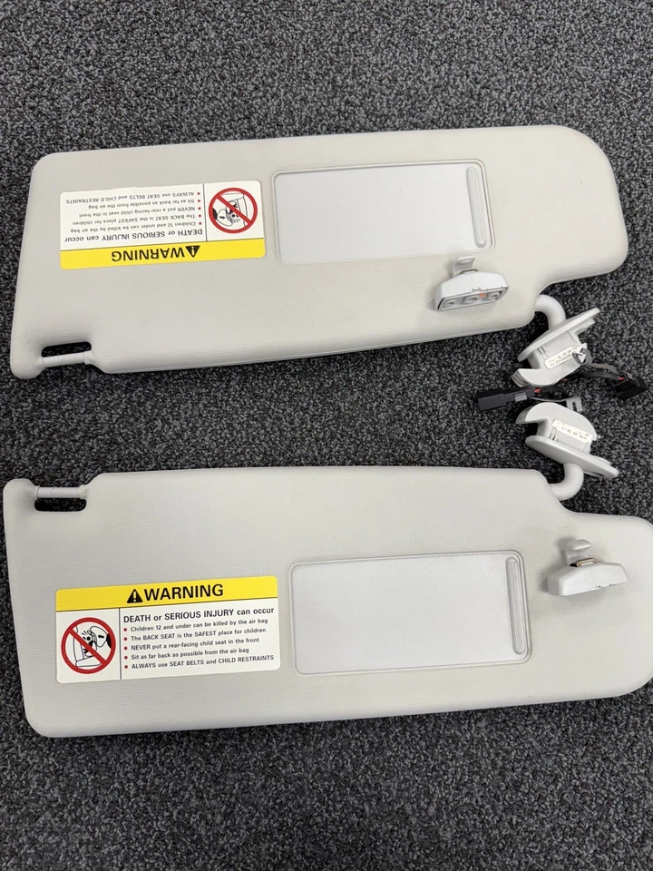 Parasol Volkswagen Beetle 2004-2010 izquierdo y derecho gris con soportes Foto 3 de 4