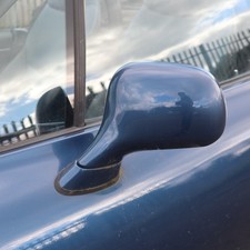 Bmw Z3 Roadster Wing Mirror Side Electric Topaz Blue Ns Passenger Left
