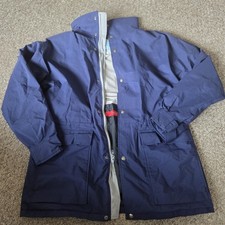Woolrich Teton Jacket Mens Medium BlueGore-Tex VTG USA Made Parka Jacket
