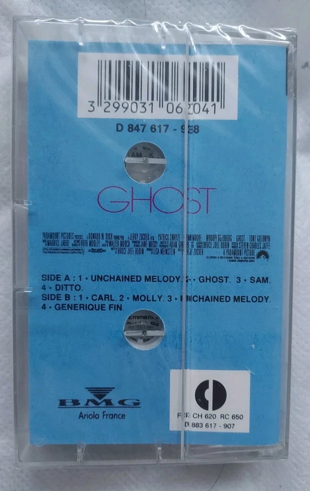 Ghost - Original Soundtrack - Maurice Jarre 1990 Cassette Tape BRAND NEW SEALED  - Image 2 of 2
