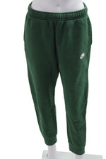 Nike Mens Green Jogger Sweatpants Cotton Blen...