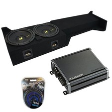 Kicker 44CWCS10 10" Subwoofer Fits 05-19 Nissan Frontier Crew Cab w/ 46CXA8001