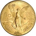 Photo of a 1946 Mexico 50 Pesos Gold from an eBay sale