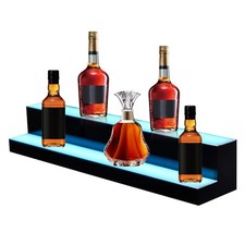 60cm  LED BAR Shelves 2Steps Lighted Liquor Bottle Display Rack