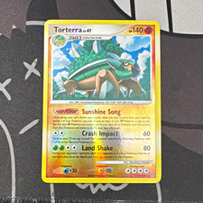 Pokémon Torterra Stormfront 11/100 Reverse Holo Rare 140 HP Stage 2 2008 on eBay