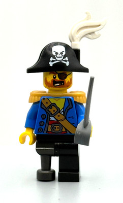 LEGO Minifigur Piratenkapitän (pi185) | aus Set 31109 | Creator 3-in-1