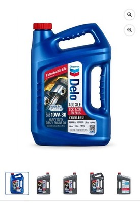 Chevron Delo 400 XLE SAE 10W-30, Heavy Duty Diesel Motor Oil. 1 Gallon