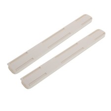  2 Sets Adhesive Sliders for Storage Box Tracks Drawers Cabinet Slides with