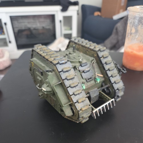 Rogue Trader Warhammer 40K MKI Land Raider bemalt selten - Bild 4 von 5