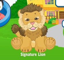 Webkinz Signature Lion Virtual Adoption Code Only Messaged Webkinz Signature Pet