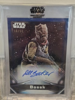 Dee Bradley Baker Bossk #A-DB3 Topps Star Wars Signature Series