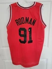 Dennis Rodman Signed Beckett COA Jersey NBA Basketball Chicago Bulls Autographed