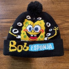 SpongeBob SquarePants Esponja Winter Hat Stocking Cap Nickelodeon Tassel