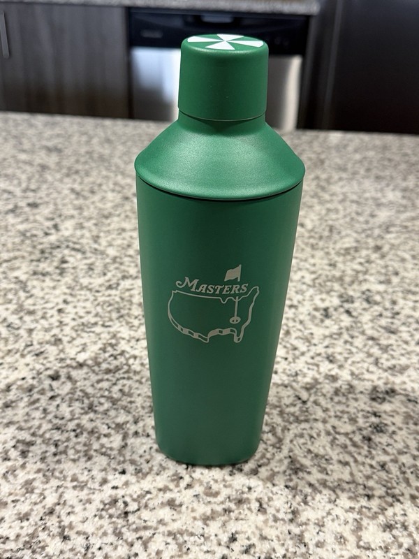 🔥 Rare 2026 Masters Golf Tournament Stainless Cocktail Shaker Augusta National