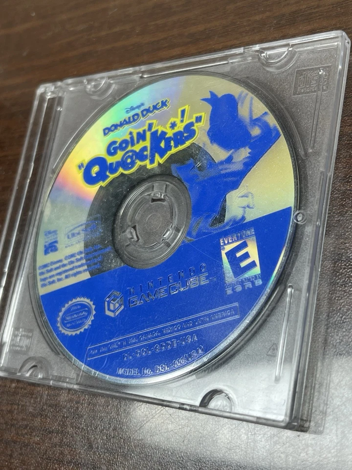 Donald Duck Goin Quackers GameCube Juego Nintendo SOLO DISCO Probado Funcionando Foto 2 de 4