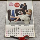 Vintage Coca-Cola 1964 Things Go Better With Coke Wall Calendar Multicolor Ad