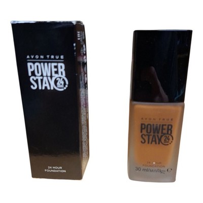 Avon True Colour Power Stay 24hour Foundation, Walnut Shade 30ml, Brandneu - K4