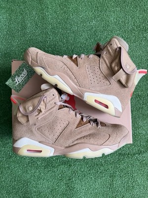 12M - Air Jordan 6 Retro x Travis Scott Mid British Khaki DH0690-200