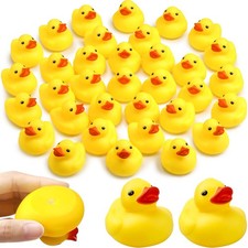 2 Inch Yellow Rubber Duck Bath Toys Large Rubber Ducks Bath Ducks Squeak Bath...