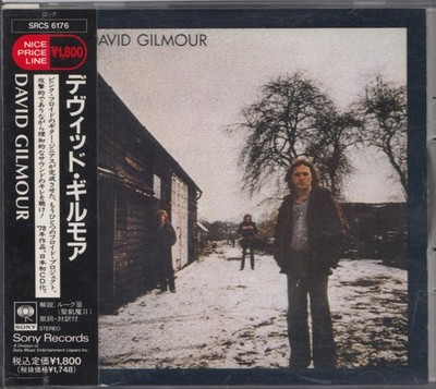 David Gilmour Pink Floyd Debut Solo Album 1978 Sony CD First Edition SRCS 6176