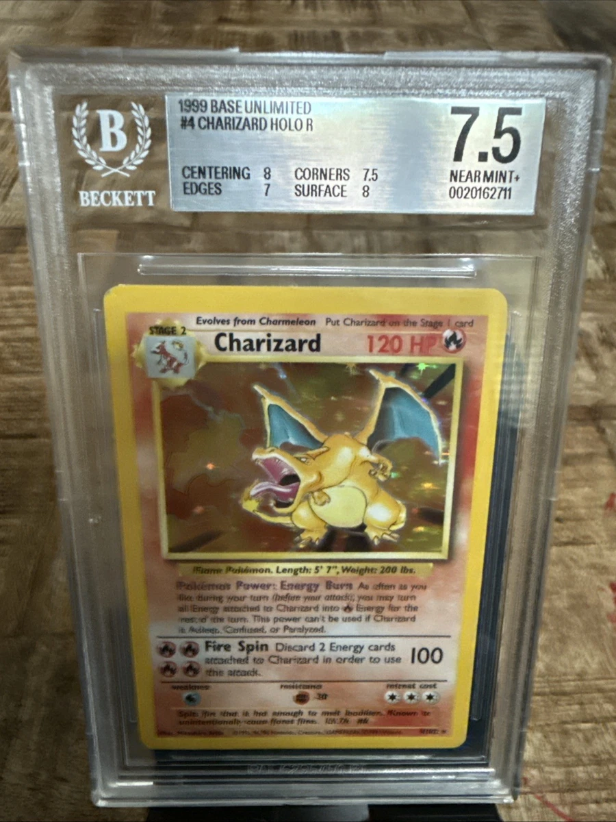 Pokémon Charizard Grade 7.5 Pokémon TCG Individual Collectible