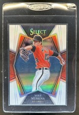 2022 Panini Select Mike Mussina White Premier Level #/50 Orioles