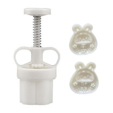 Mooncake Molds Mooncake Stamps Hand Pressure Plastic Material Baking Accessories