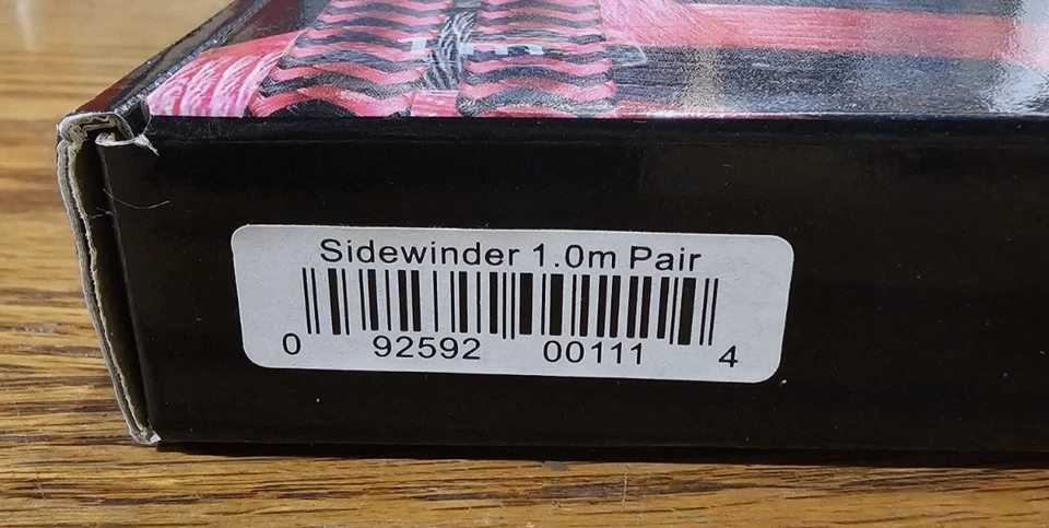 AudioQuest Sidewinder 1m (ft.) RCA to RCA  Analog Audio Interconnect Cable - Image 2 of 4