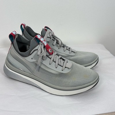 Bala Twelves Comfort Sneaker Shoe Size 8 Grey Red Nurse Work Lace Up Supportive