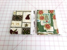 Christmas Fabric Lot of 2 - Tis The Seasons patterns. Approx. 24x44ea. S26-314