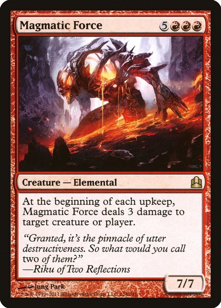 Magmatic Force - 128 - NM - Commander