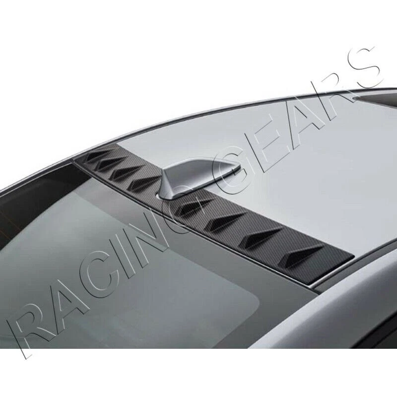 ALERÓN VORTEX TECHO TRASERO FIBRA CARBONO REAL ALETA DE TIBURÓN AJUSTE 15-21 SUBARU WRX STI Foto 4 de 4