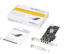 4 Port USB 3.0 Pcie Card W/ 4 Dedicated 5Gbps Channels USB 3.2 Gen 1 - UASP -
