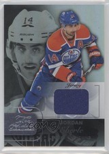 2015-16 Upper Deck Fleer Showcase Flair Row 1 Materials Jordan Eberle #20 0a7