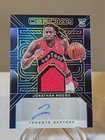 2024 25 Panini Obsidian 115/125 Jonathan Mogbo Obsidian Rookie Patch Auto Card