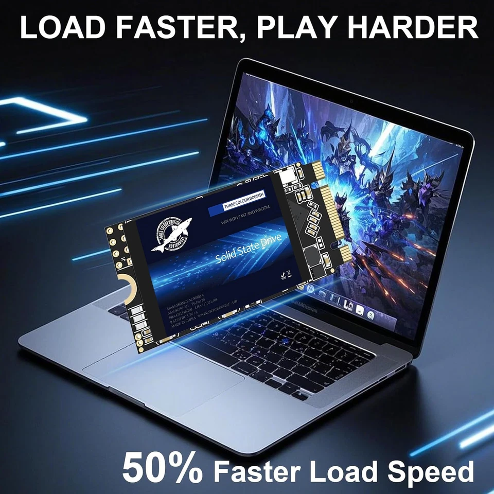 256 GB 512 GB 1 TB SSD da 2,5" MSATA M.2 2242 2280 Unità a stato solido interne - Immagine 3 di 4