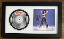 FRAMED Katy Perry SIGNED Album Bikini Picture Photograph 143 CD BAS Beckett COA